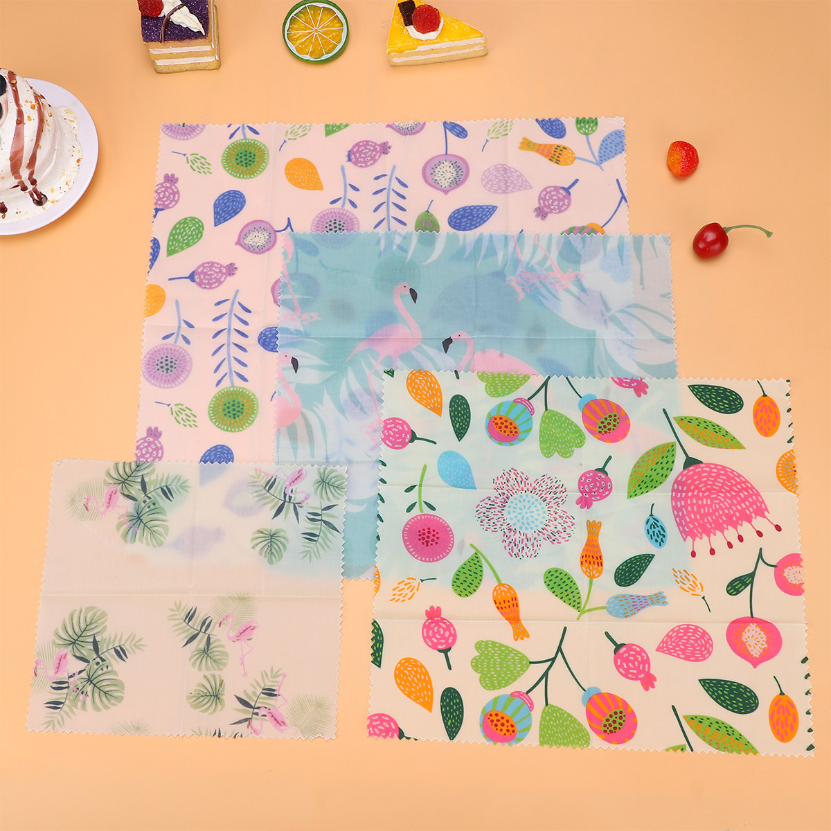 4 Pezzi di Coperture Riutilizz - Beeswax Food Cover recensione e prezzo