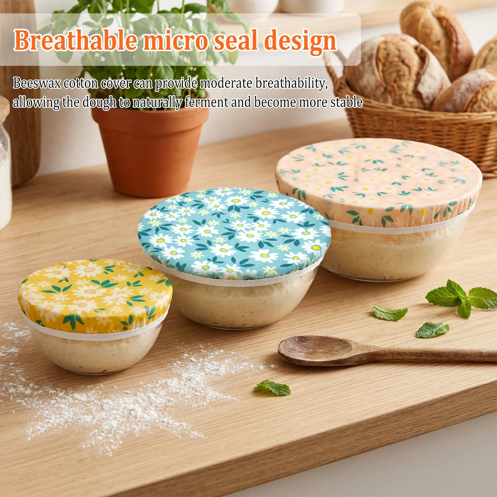 Set di 3 Coperture per Ciotole - Beeswax Food Cover recensione e prezzo